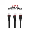 GFX 3 in 1 USB Mobile Charging Cable C-Type, B-Type and Lightning GFX 3 in 1 USB Mobile Charging Cable C-Type, B-Type and Lightning