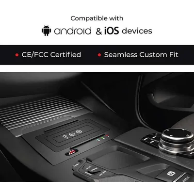 GFX Wireless Car Charger for Toyota Innova Crysta 2016 Onwards