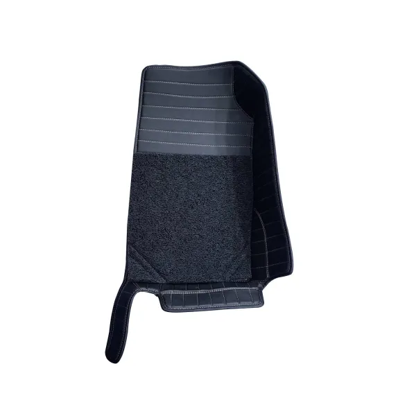 Carhatke Mahindra Scorpio N 7 Seater 2022 Onwards 7D Leatherette Car Floor Mats Black 