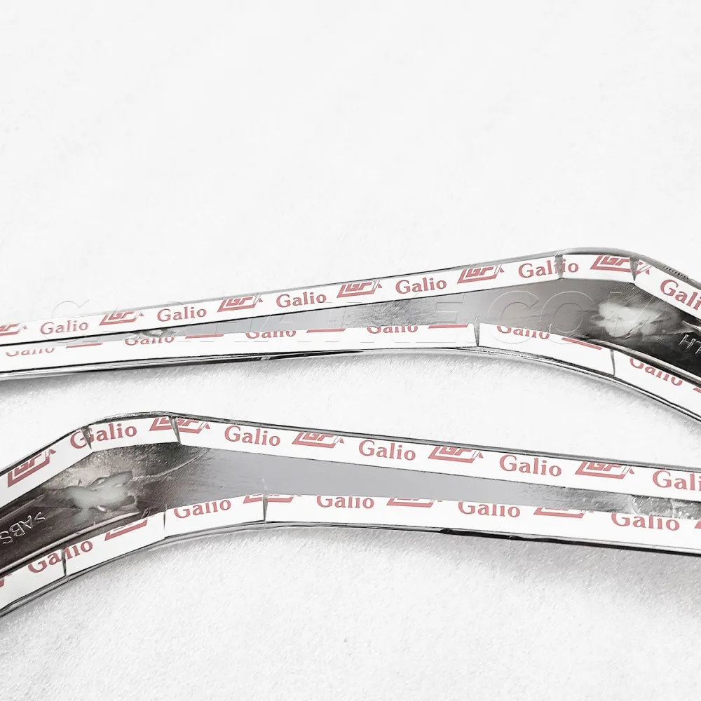 Galio Mahindra Scorpio N 2022 Onward Head Lamp Chrome Lip Garnish -  Set Of 2