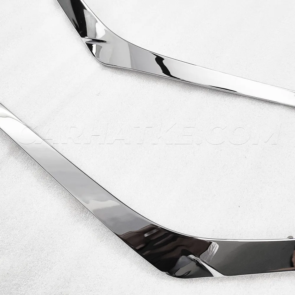 Galio Mahindra Scorpio N 2022 Onward Head Lamp Chrome Lip Garnish -  Set Of 2