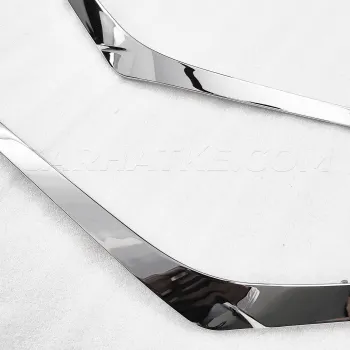 Galio Mahindra Scorpio N 2022 Onward Head Lamp Chrome Lip Garnish -  Set Of 2