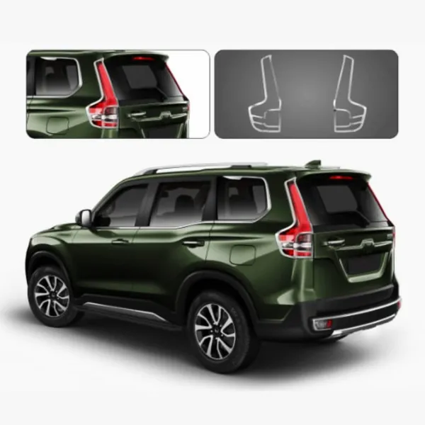 Galio Mahindra Scorpio N 2022 Onward Tail Lamp Chrome Garnish -  Set Of 2