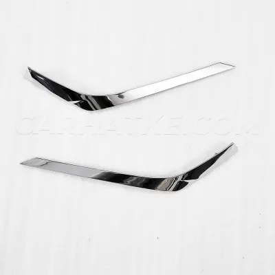 Galio Mahindra Scorpio N 2022 Onward Head Lamp Chrome Lip Garnish -  Set Of 2