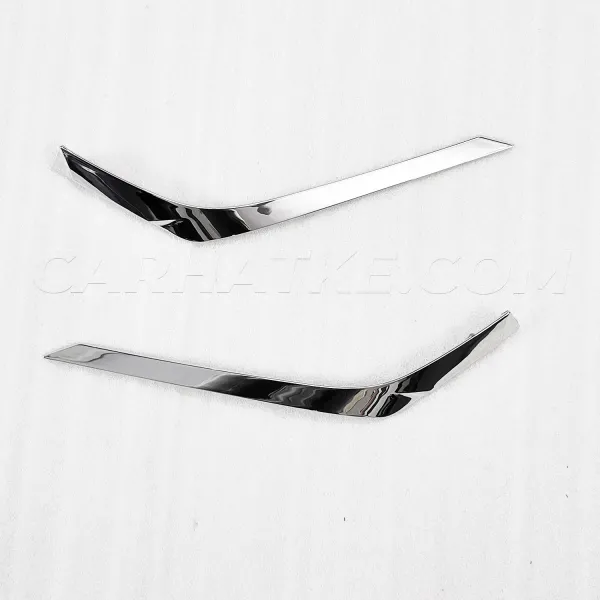 Galio Mahindra Scorpio N 2022 Onward Head Lamp Chrome Lip Garnish - Set Of 2 Galio Mahindra Scorpio N 2022 Onward Head Lamp Chrome Lip Garnish - Set Of 2