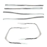 Cnleague Full Window Chrome Garnish for Mahindra Scorpio N 2022 Onwards 