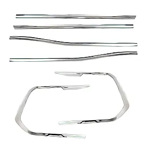 Cnleague Full Window Chrome Garnish for Mahindra Scorpio N 2022 Onwards 