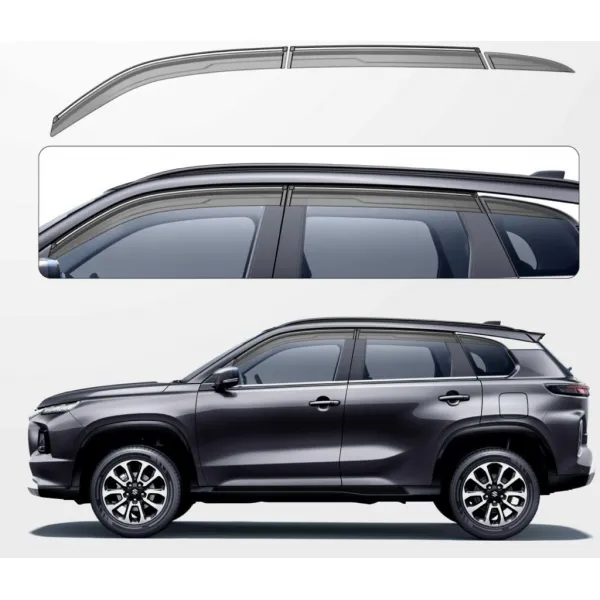 GFX Maruti Suzuki  Grand Vitara 2022 Onwards Window Door Visor with Chrome Line