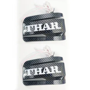 Cnleague Mirror Indicator Lights for Mahindra Thar & Roxx - Carbon Fiber