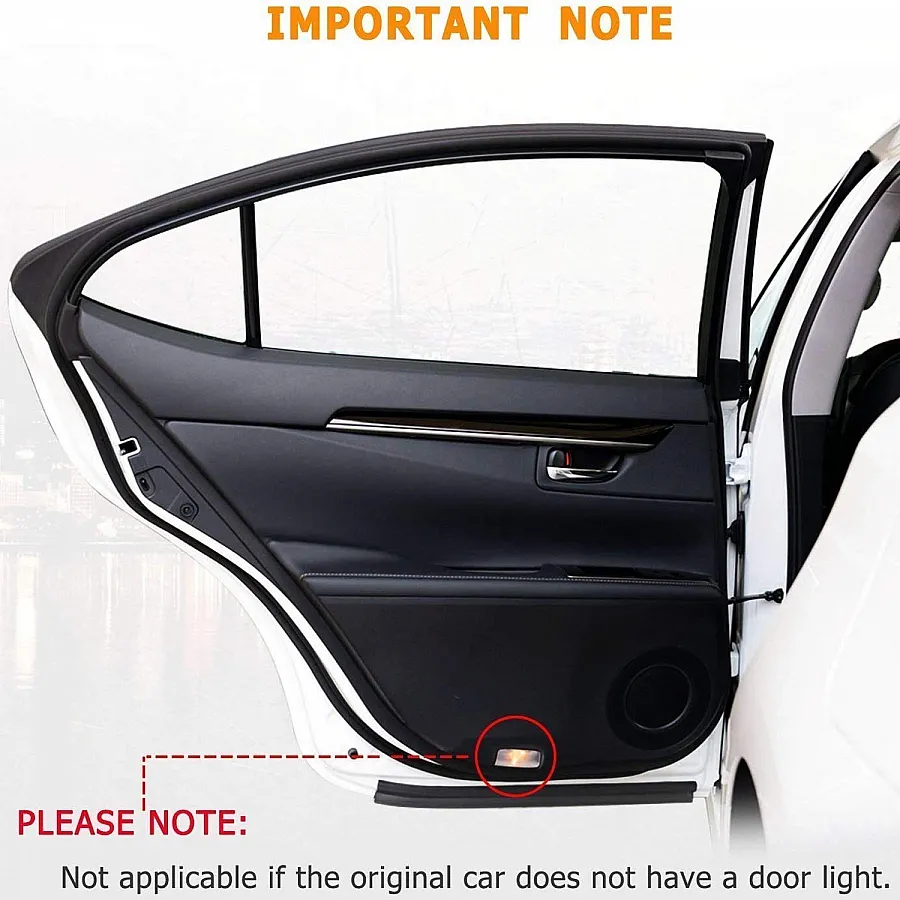 Door Opening Shadow Light For Tata Nexon, Curvv, Safari, Harrier, Tiago, Tigor, Altroz, Sierra