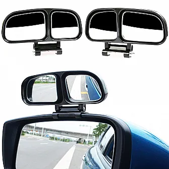 3R Wide Angle Side Rear View Blind Spot Mirror For All Cars - Set Of 2