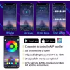 Multicolor Car Atmosphere Ambient Wireless Bluetooth Lighting Kit With Remote