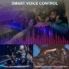 Multicolor Car Atmosphere Ambient Wireless Bluetooth Lighting Kit With Remote
