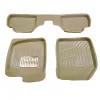 Tata Safari 1998-2017 Leathride Texured 3D Car Floor Mats - Beige