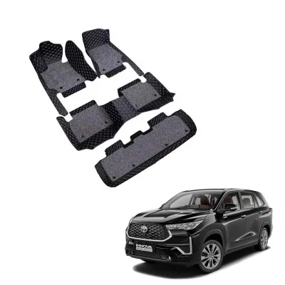 Toyota Innova Hycross 2023 Onwards 7D Car Foot Mat -  Set Of 4