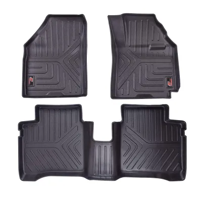 GFX Toyota Glanza 2020 Onwards Custom Fit LLM LifeLong TPV Mats  - Set Of 3 Pcs.