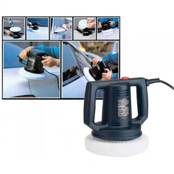 Coido 6016 Heavy Duty Professional AC Car Polisher - Black Color