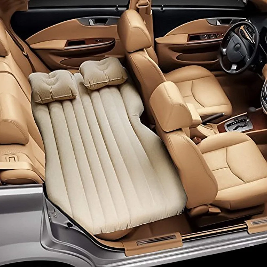  Inflatable Car Bed Mattress with Pump and 2 Air Pillows