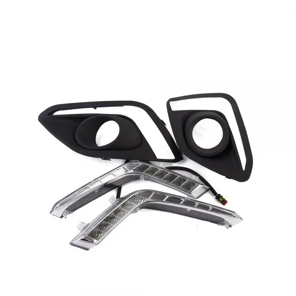 Maruti Suzuki Swift 2014-2017 LED Front DRL Day Time Running Lights (Set of 2Pcs.)