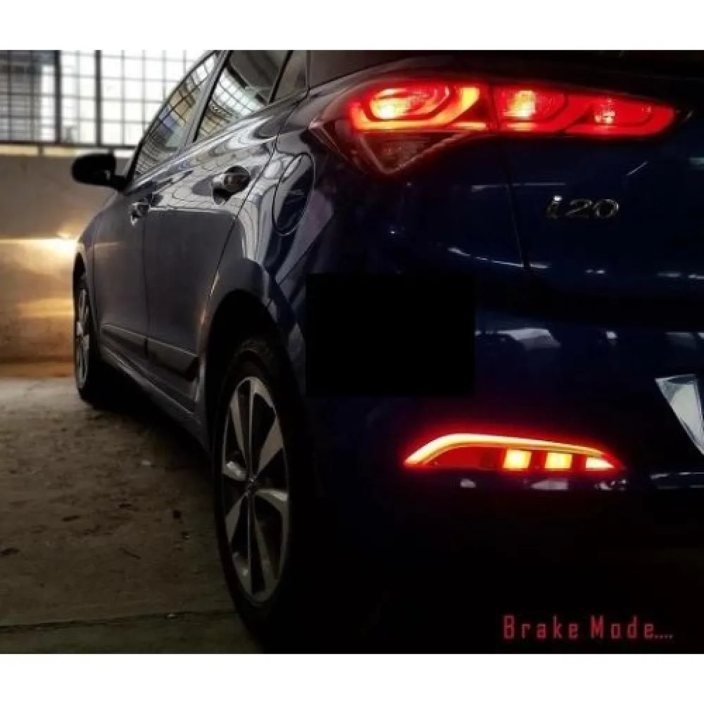 Hyundai i20 Elite 2014-2018 Bumper LED Reflector Lights (Set of 2Pcs.)