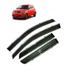 Maruti Ignis Car Window Door Visor with Chrome Line (Set Of 4 Pcs.)