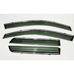 Galio Chrome Line Door Visor for Vento, Rapid