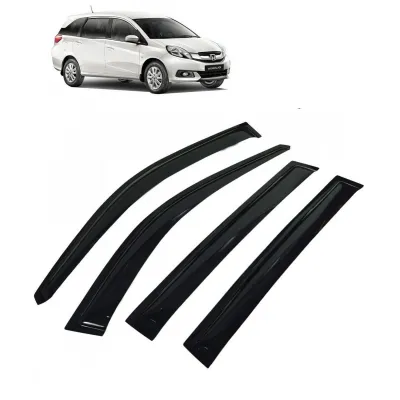 Car Window Door Visor For Honda Mobilio Set Of 6 (Black)