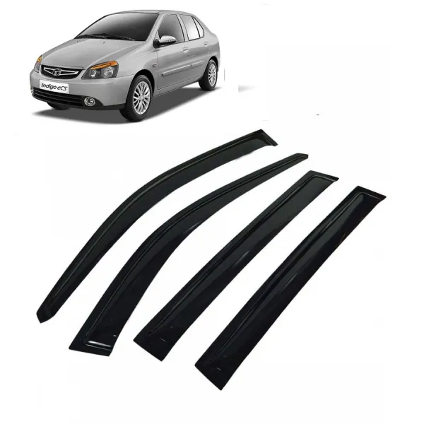 Tata Indigo 2002-18 Car Window Door Visor For  Set Of 4