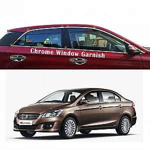 Maruti Suzuki Ciaz Full Window Chrome Garnish Trims Maruti Suzuki Ciaz Full Window Chrome Garnish Trims