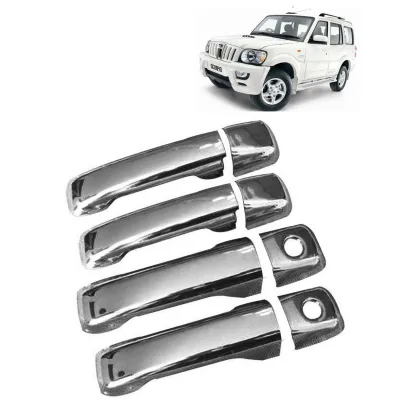 Cnleague Mahindra Scorpio 2009-2014 Door Handle Chrome Garnish