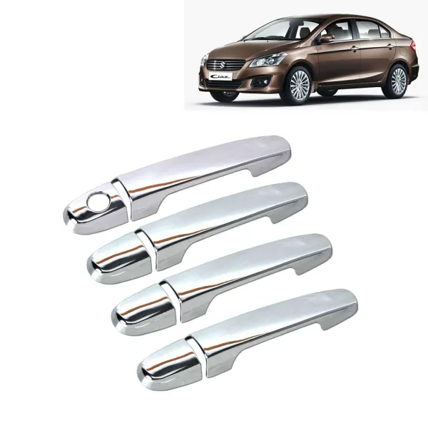 Maruti Suzuki Ciaz 2014 Onwards Chrome Handle Covers all Models - Set of 4
