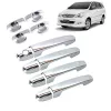 Toyota Innova 2003 - 2015 Door Handle Chrome Cover with Finger Bowl - Set Of 8 Toyota Innova 2003 - 2015 Door Handle Chrome Cover with Finger Bowl - Set Of 8