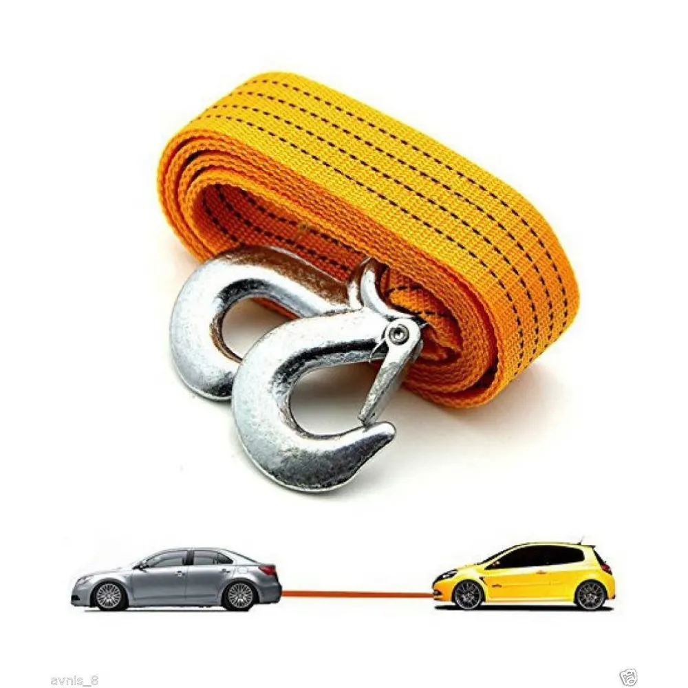 Carhatke Heavy Duty 3 Ton Capacity Nylon Towing Rope Cable For All Cars