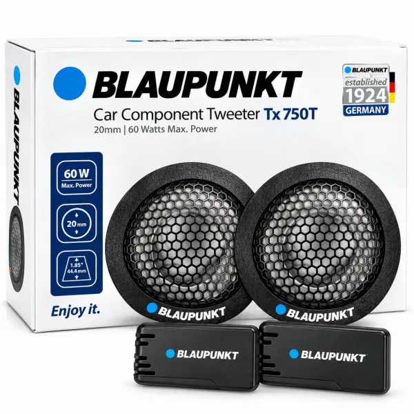 Blaupunkt TX 750T 20mm Car Component Tweeter with Crossover Network