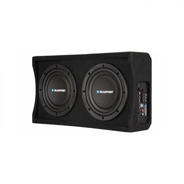 Blaupunkt TXb 2002A 8-Inch Active Down Firing Car Subwoofer with Built-in Class D Amplifier | 200W RMS | 1000W Max Power