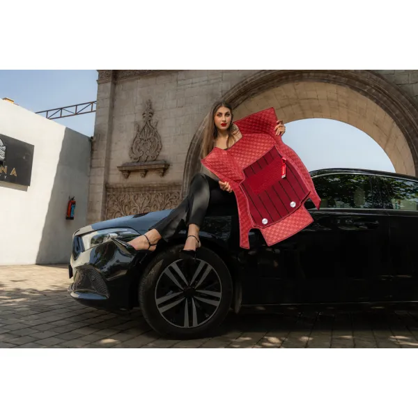 Luxury Florino Floor Mats for Audi A4 2016 Onwards - Wine Color Luxury Florino Floor Mats for Audi A4 2016 Onwards - Wine Color