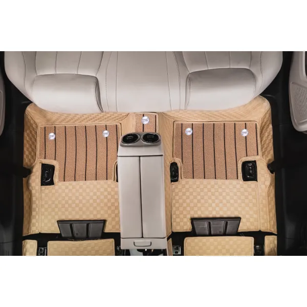 Luxury Florino Floor Mats for BMW 3 Series 2011-2019 - Beige Color