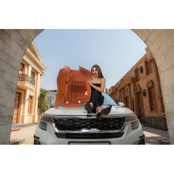 Luxury Florino Floor Mats for BMW X1 2023 Onwards - Tan Color