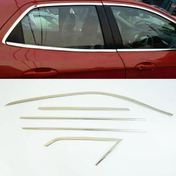 Maruti Suzuki Vitara Brezza Full Window Chrome Garnish Trims (Set Of 10Pcs.) Maruti Suzuki Vitara Brezza Full Window Chrome Garnish Trims (Set Of 10Pcs.)