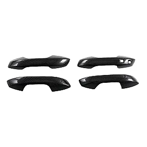 Black Carbon Door Handle Cover for BYD Atto 3 2022 Onwards - Sensor with Key
