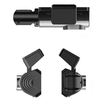 Carhatke Triple Channel 1080P Dash Cam for Cars &ndash; Front, Cabin & Rear Camera with Loop Recording