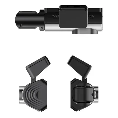 Carhatke Triple Channel 1080P Dash Cam for Cars – Front, Cabin & Rear Camera with Loop Recording