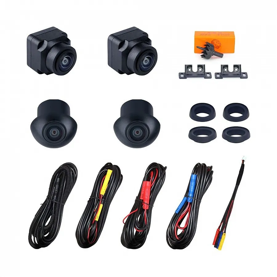 Carhatke 360 Camera for Car – 360 Degree Camera System for Car with Bird View Parking Camera