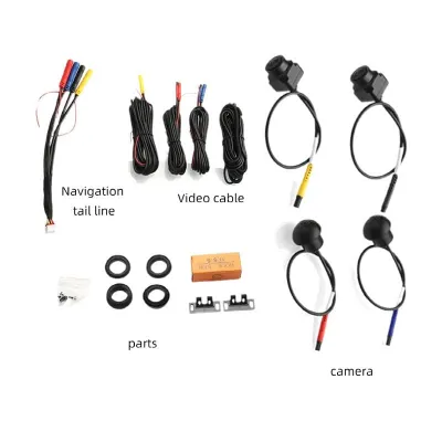 360 Camera for Car – 360 Degree Camera System for Car with Bird View Parking Camera