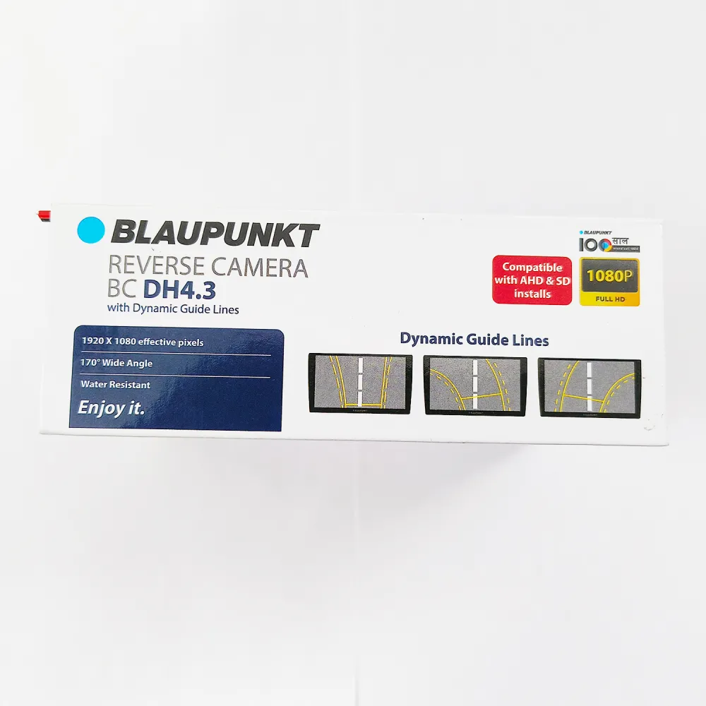 Blaupunkt BC DH4.3 Universal OE Fitment Type Rear Number Plate Camera with Full HD & Dynamic Guidelines