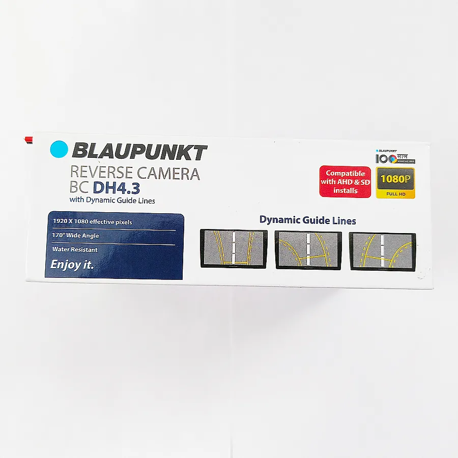Blaupunkt BC DH4.3 Universal OE Fitment Type Rear Number Plate Camera with Full HD & Dynamic Guidelines
