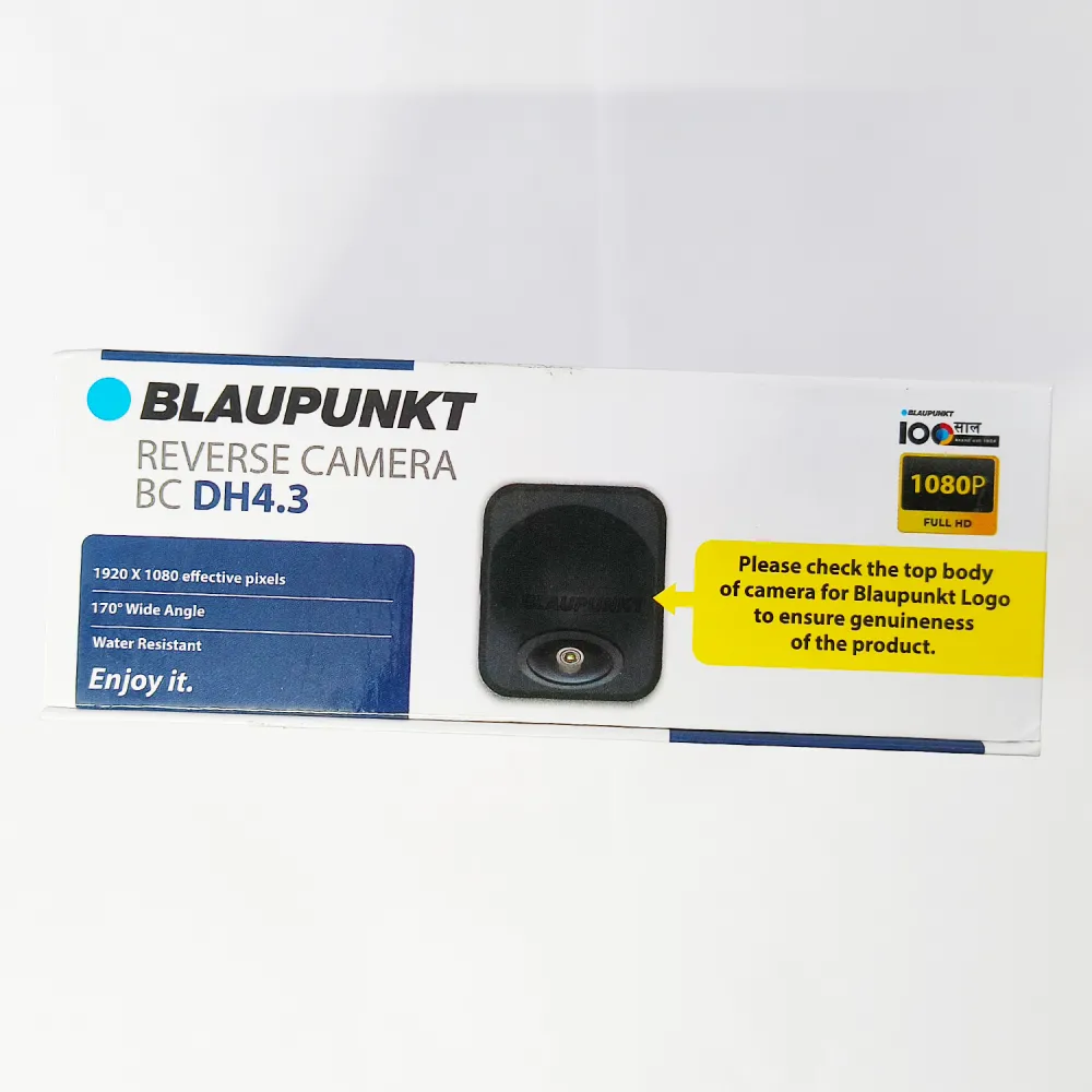 Blaupunkt BC DH4.3 Universal OE Fitment Type Rear Number Plate Camera with Full HD & Dynamic Guidelines