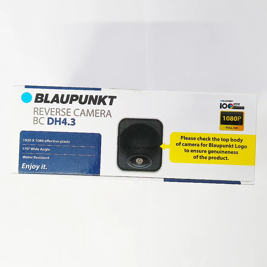 Blaupunkt BC DH4.3 Universal OE Fitment Type Rear Number Plate Camera with Full HD & Dynamic Guidelines