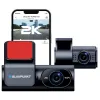 Blaupunkt DC 5050 WiFi Dual Dashcam – 2K + 1080P with Mobile App & G Sensor