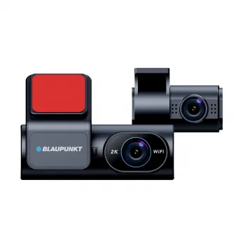 Blaupunkt DC 5050 WiFi Dual Dashcam &ndash; 2K + 1080P with Mobile App & G Sensor